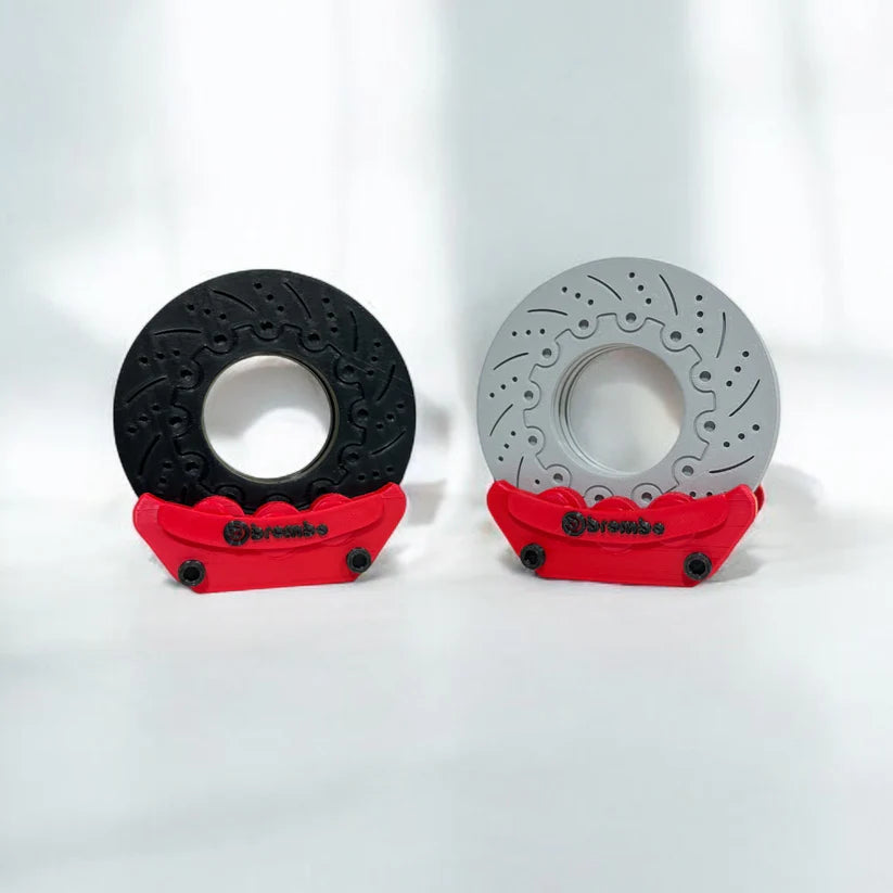 Disc Brake Coaster Set with Base and 4 Discs
