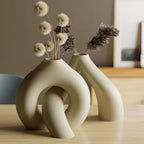 Interlocking Toroidal Vases Minimalist Masterpiece