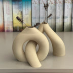 Interlocking Toroidal Vases Minimalist Masterpiece