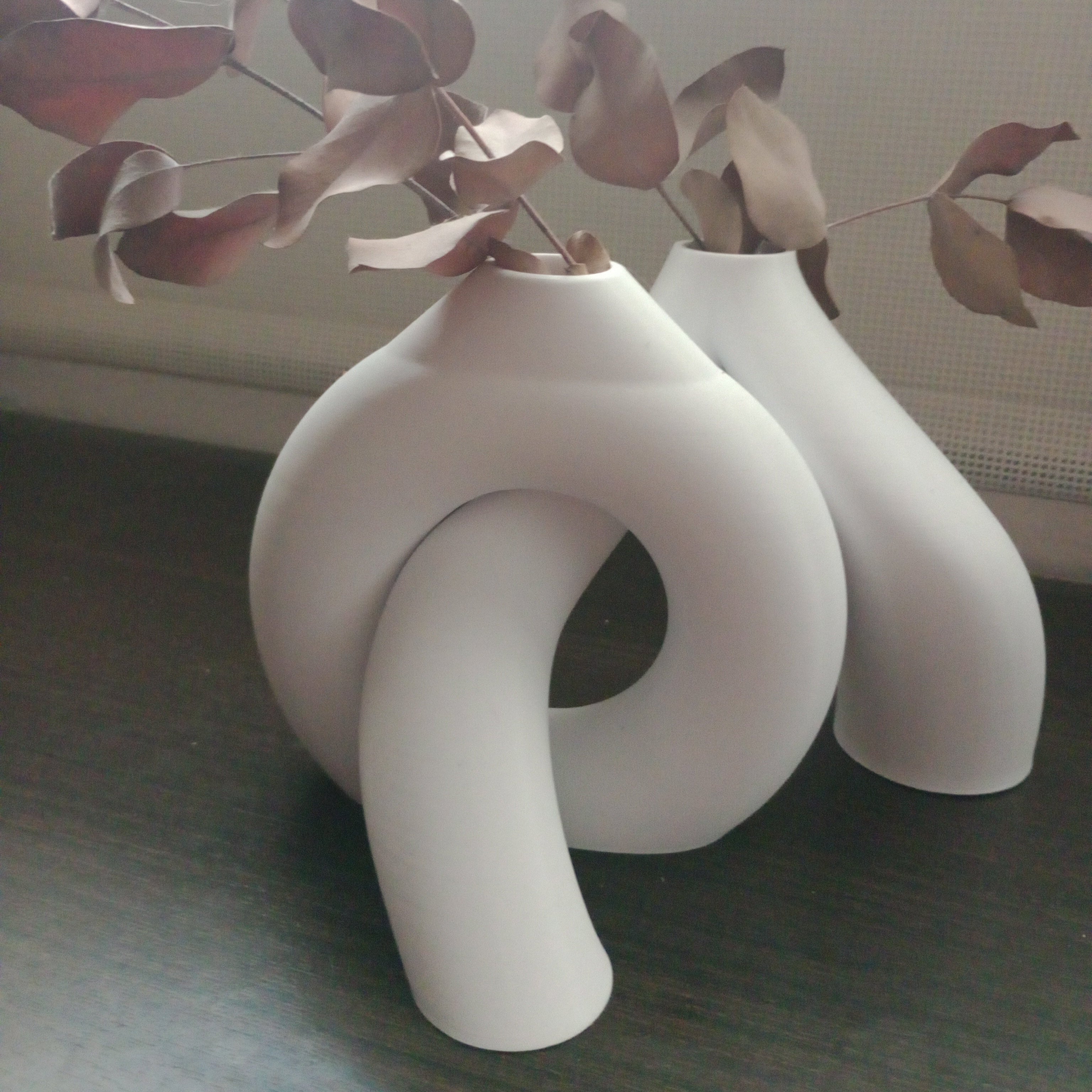 Interlocking Toroidal Vases Minimalist Masterpiece
