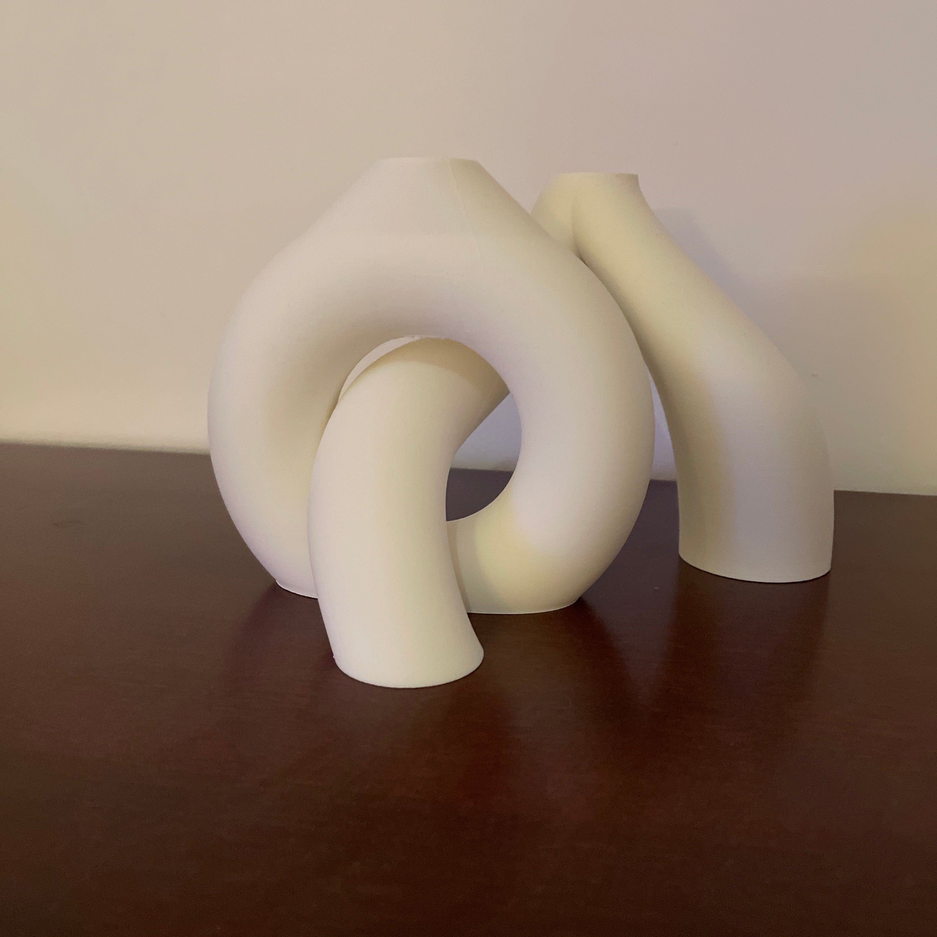Interlocking Toroidal Vases Minimalist Masterpiece