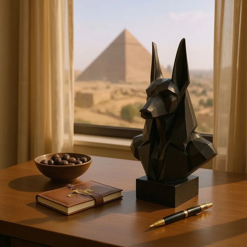 Low Poly Anubis Bust