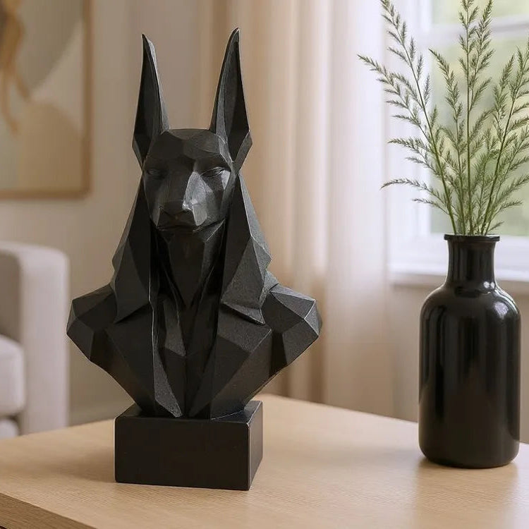 Low Poly Anubis Bust