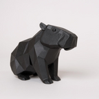 Low Poly Capybara Decoration Figure