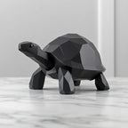Low Poly Walking Turtle Figurine
