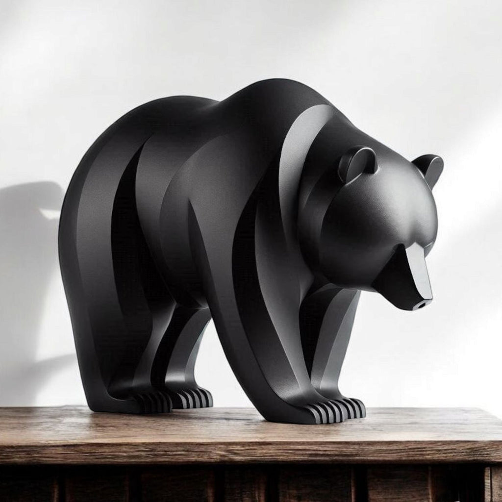 Minimalist Bear Sculpture