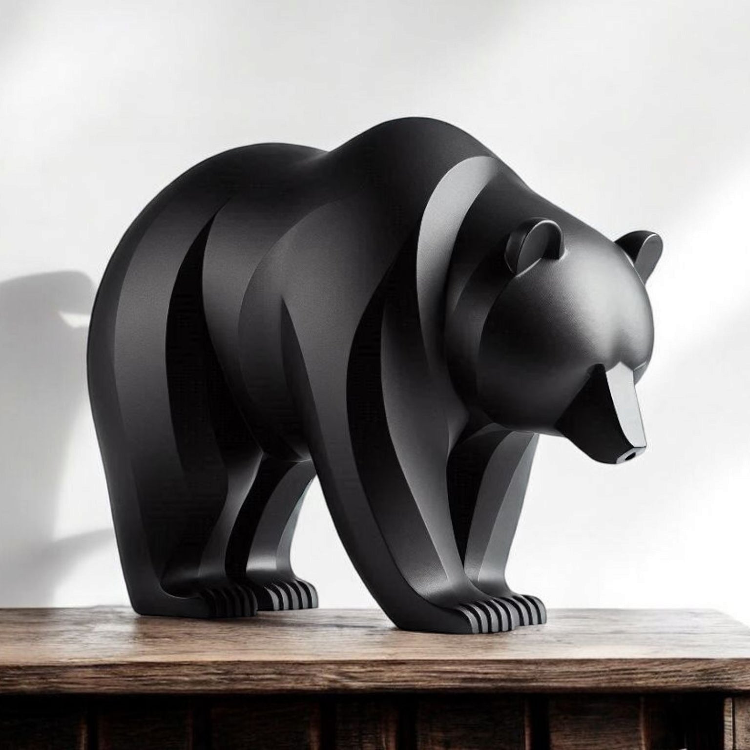 Minimalist Bear Sculpture