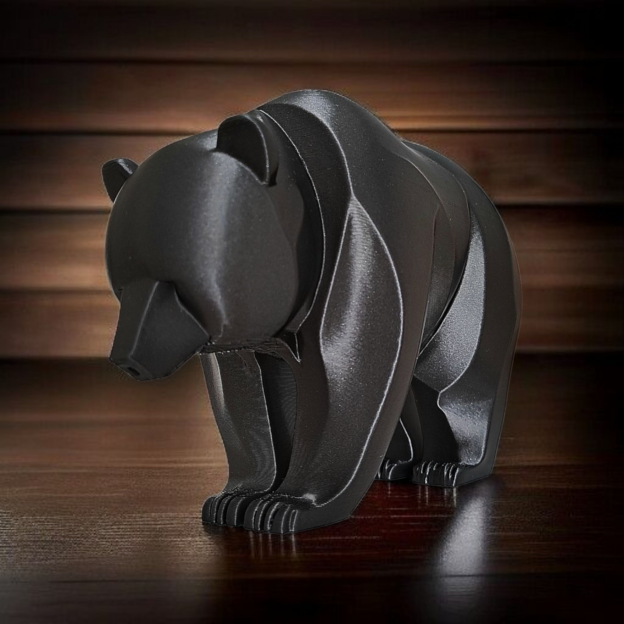 Minimalist Bear Sculpture