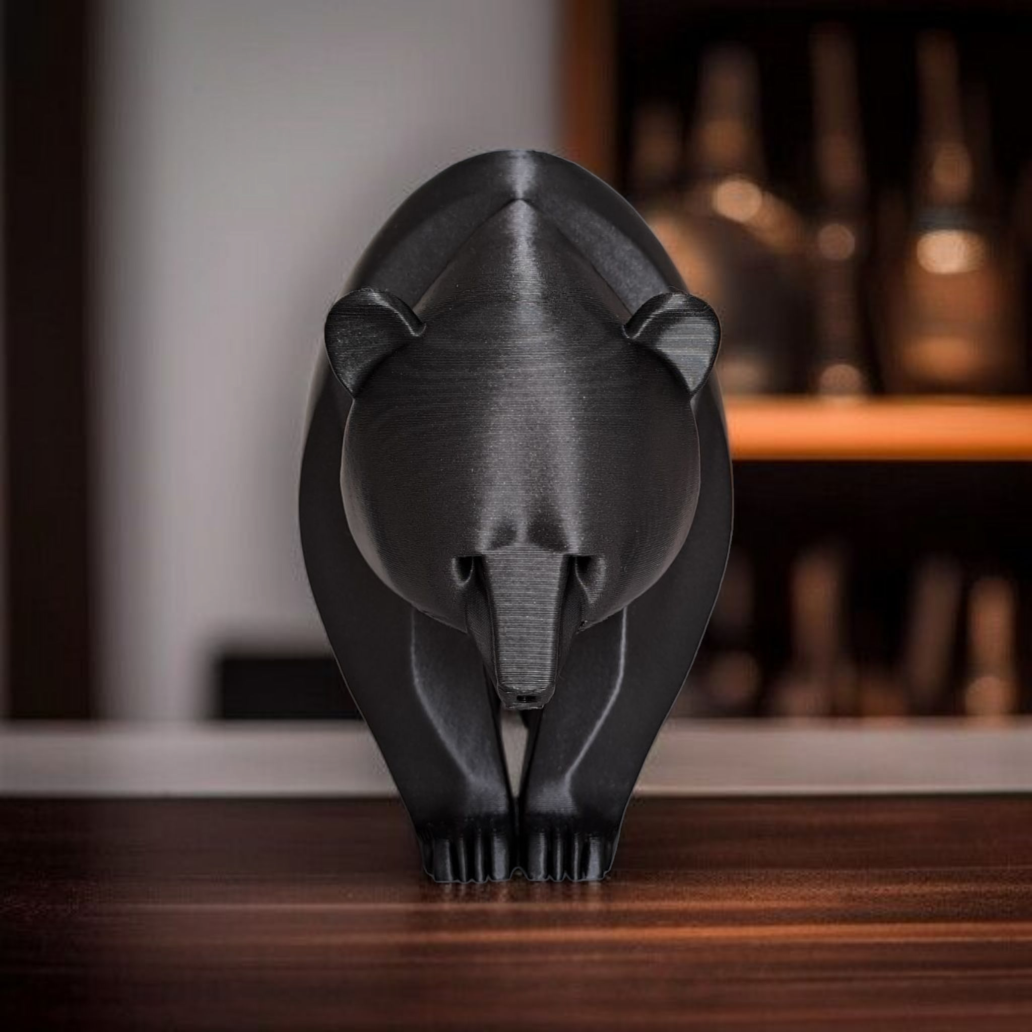 Minimalist Bear Sculpture