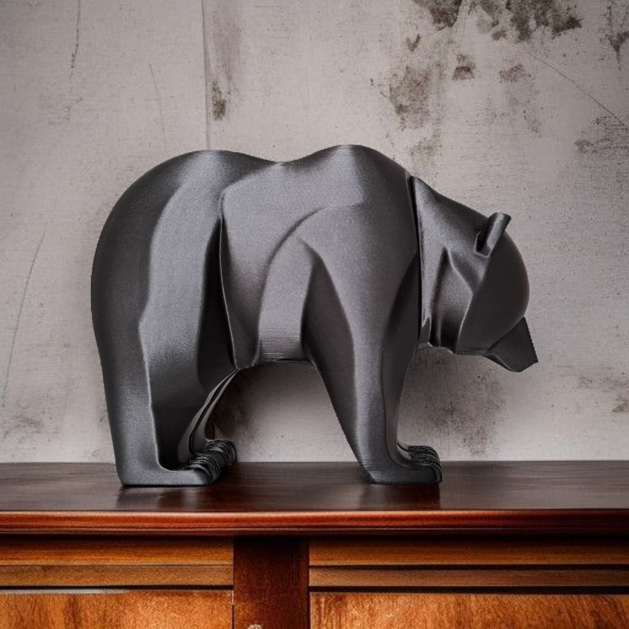 Minimalist Bear Sculpture