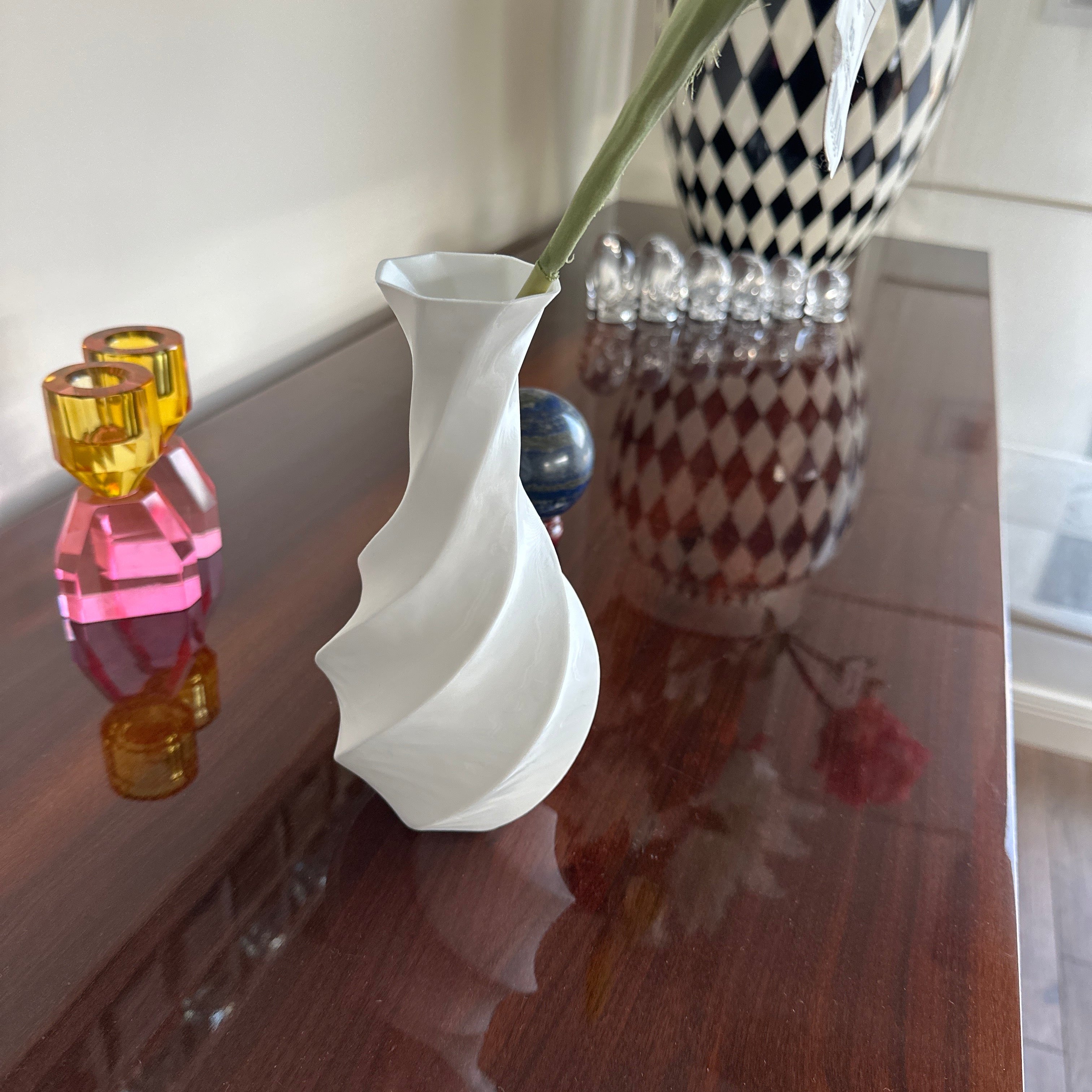 Modern Twisted Vase