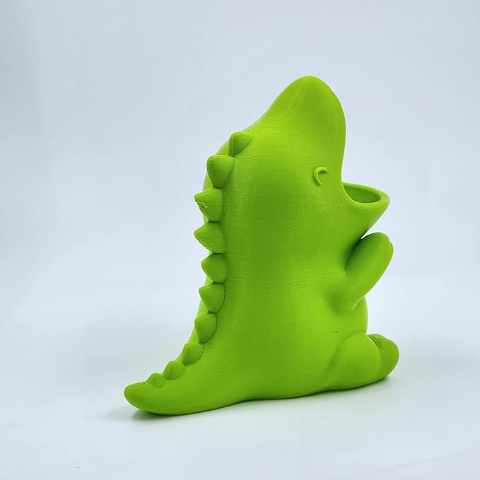 Pens & Pencils Holder - Green Cute Dinosaur