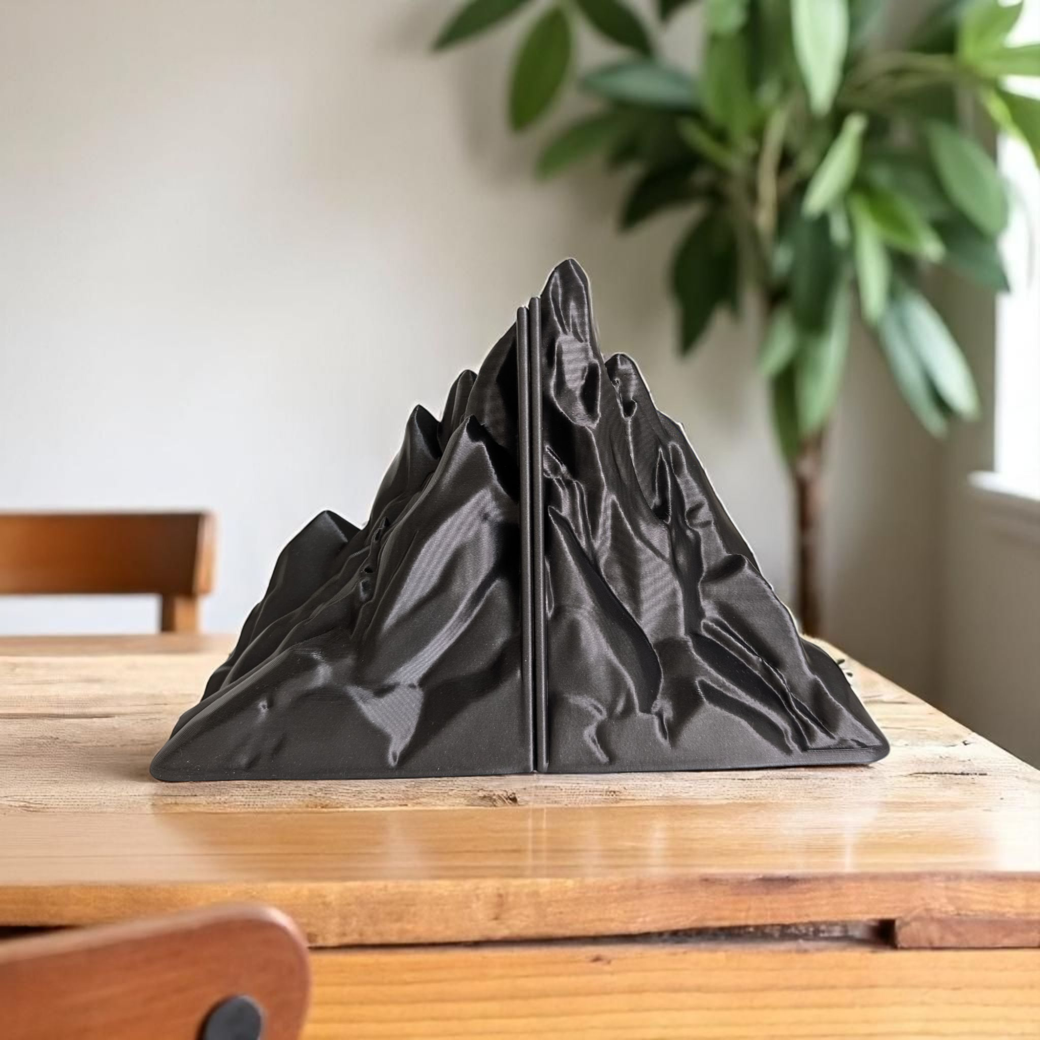 Stunning Minimalist Mountain Bookends