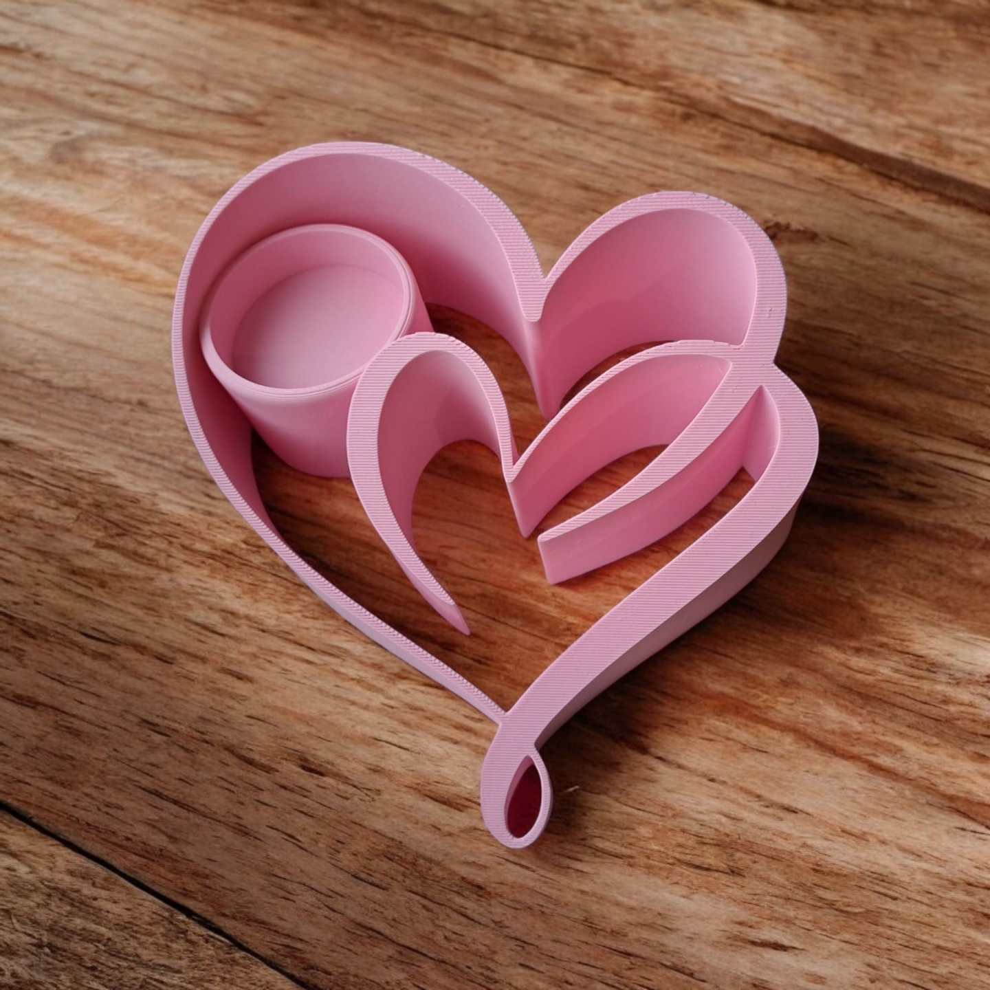 Two Hearts Tealight Holder