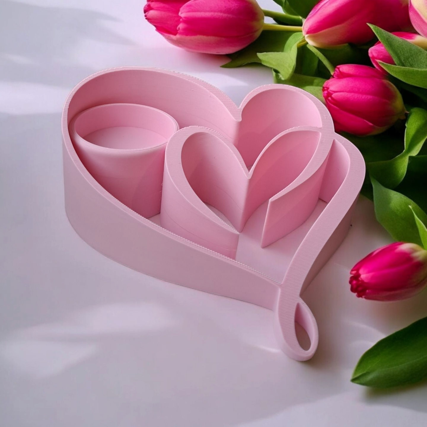 Two Hearts Tealight Holder