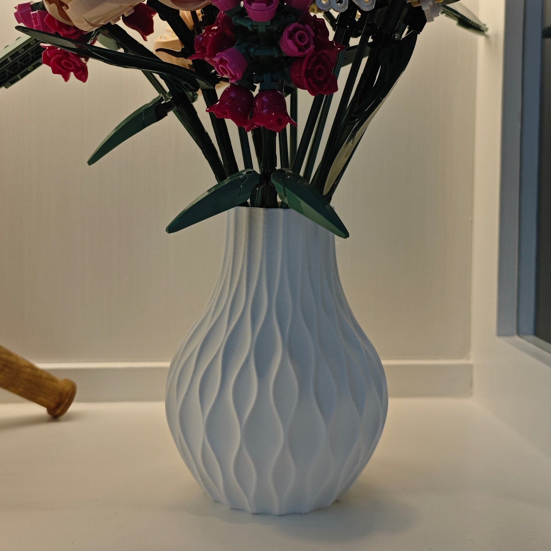 Vase for brick flowers