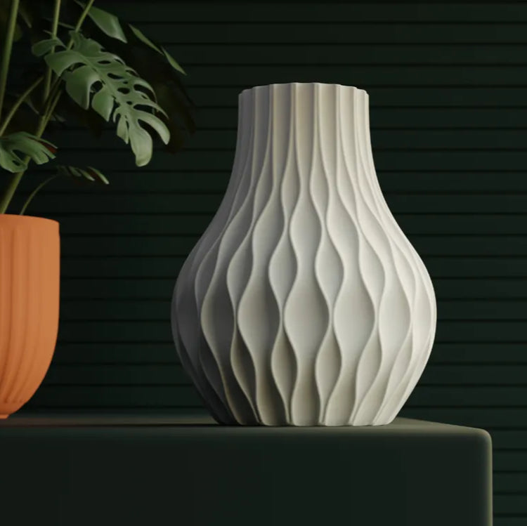 Vase for brick flowers